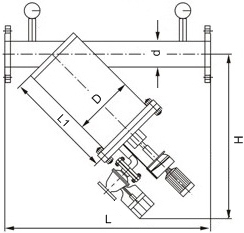 全自動清洗Y型過濾器結(jié)構圖